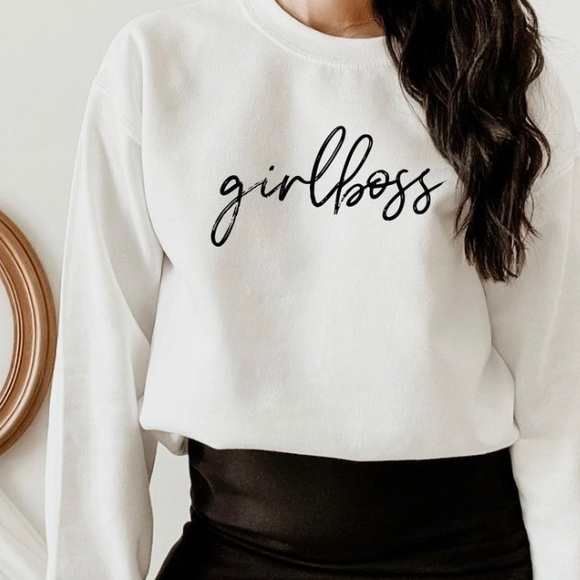 Tops - Girl Boss Crewneck Sweatshirt